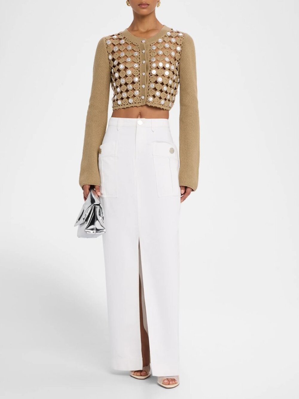 Toccin Fallon Cargo Skirt 0 - Picture 1 of 5